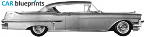 1957 Cadillac Sixty Two Deville Coupe blueprint