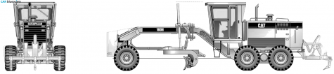 Caterpillar 160H Tractor blueprint