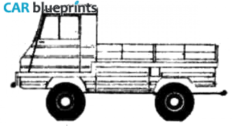 1974 Cavaro Atila Truck blueprint