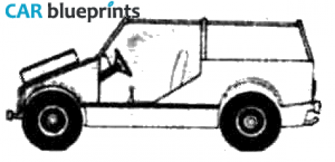 1974 Cavaro Rodeo Pick-up blueprint