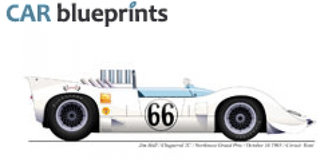 1965 Chaparral 2 Roadster blueprint