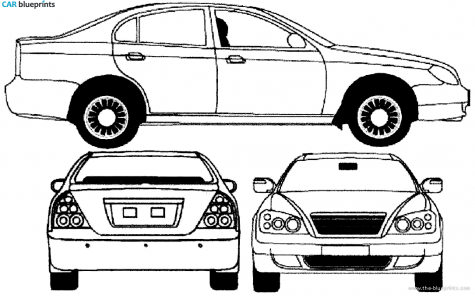 2010 Chery Eastar Sedan blueprint