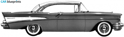 1957 Chevrolet 210 Sport Coupe blueprint