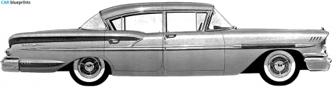 1958 Chevrolet Bel Air Sedan blueprint