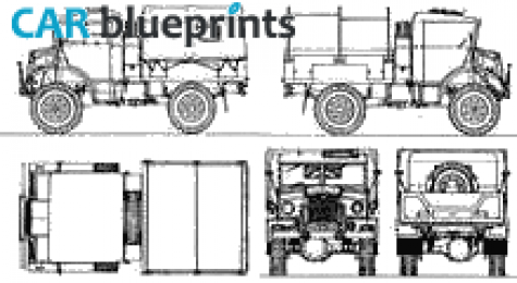 1942 Chevrolet C15A Truck blueprint