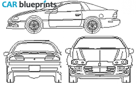 2001 Chevrolet Camaro Coupe blueprint