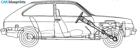 1976 Chevrolet Chevette Hatchback blueprint