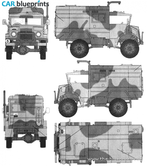 Chevrolet CMP C15A Cab No13 Wireless Signals Truck blueprint