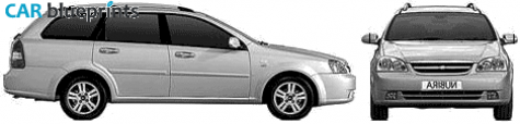 2007 Chevrolet Nubira Wagon blueprint