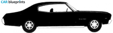 1970 Chevrolet Malibu Sport Coupe blueprint