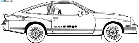 1977 Chevrolet Monza Mirage Coupe blueprint