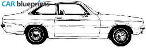 1971 Chevrolet Vega 2-door Sedan blueprint