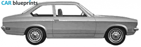 1972 Chevrolet Vega 2-door Sedan blueprint