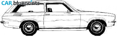 1971 Chevrolet Vega Kammback Wagon blueprint