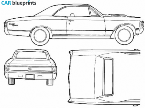 1967 Chevrolet Chevelle SS396 Coupe blueprint