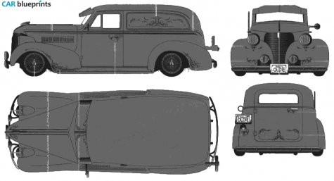 1938 Chevrolet Delivery Low Rider Wagon blueprint