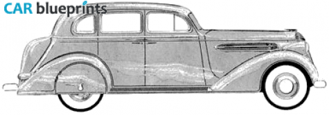 1936 Chrysler Airstream Sedan blueprint