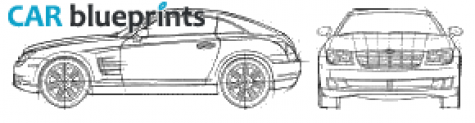 2005 Chrysler Crossfire Coupe blueprint