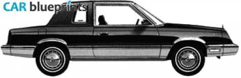 1983 Chrysler LeBaron Coupe blueprint