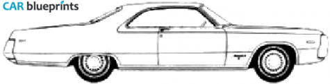 1970 Chrysler Newport 2-door Hardtop Coupe blueprint