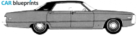 1971 Chrysler Newport 4-door Hardtop Sedan blueprint