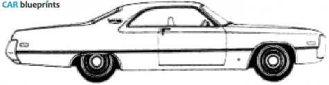 1971 Chrysler Newport Custom 2-door Hardtop Coupe blueprint