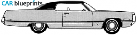 1972 Chrysler Newport Custom 2-door Hardtop Coupe blueprint