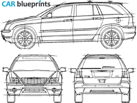 2005 Chrysler Pacifica Wagon blueprint