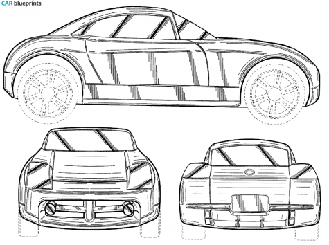 2003 Chrysler proto-02 Sedan blueprint