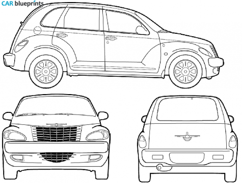 2005 Chrysler PT Cruiser Hatchback blueprint