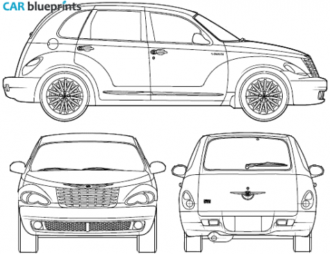 2007 Chrysler PT Cruiser Wagon blueprint