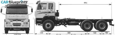 2001 Chrysler Turkey AS 26-235 Truck blueprint