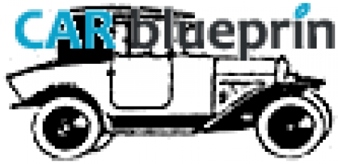 1923 Citroen Type C 5CV Cabriolet blueprint