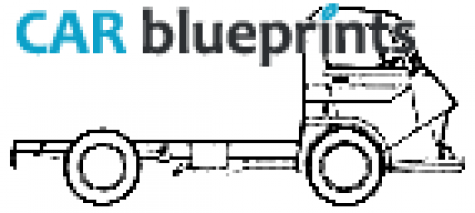 1965 Citroen 600 Cabine Chassis SWB Truck blueprint