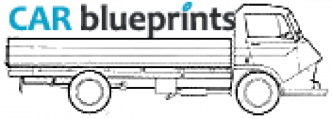 1965 Citroen 600 Flatbed MWB Truck blueprint