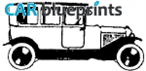1923 Citroen B2 Conduite Interieure Sedan blueprint