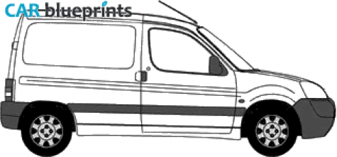 2005 Citroen Berlingo Wagon blueprint