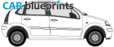 2005 Citroen C3 Hatchback blueprint