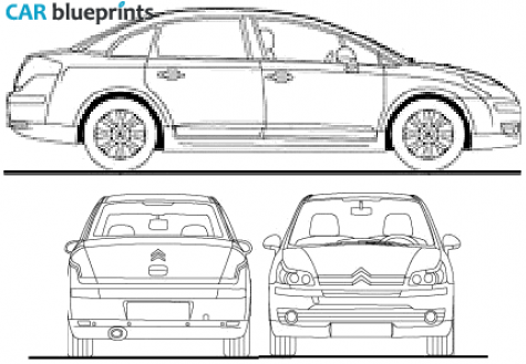 2007 Citroen C-Triomphe China Sedan blueprint