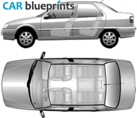 2005 Citroen Elysee (ZX China) Hatchback blueprint