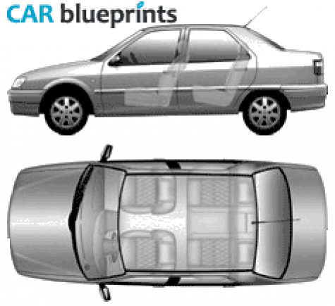 2005 Citroen Elysee (ZX China) Sedan blueprint