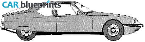 1970 Citroen SM Coupe blueprint