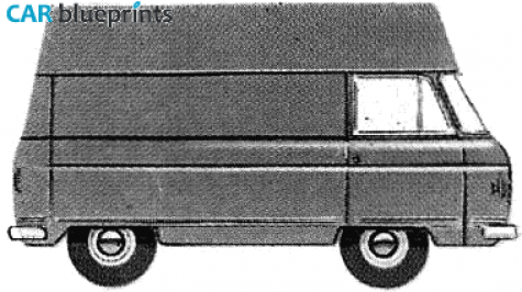 1968 Commer FC High Roof Van blueprint