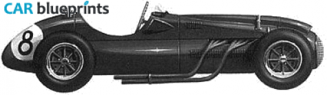 1952 Cooper Bristol T20 F1 OW blueprint