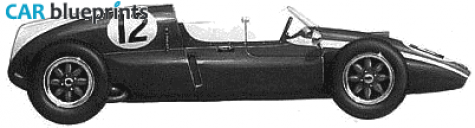 1959 Cooper Climax T51 F1 OW blueprint