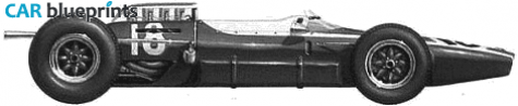 1965 Cooper Climax T77 F1 OW blueprint