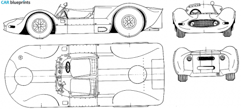 1962 Cooper Climax Zerex Cabriolet blueprint