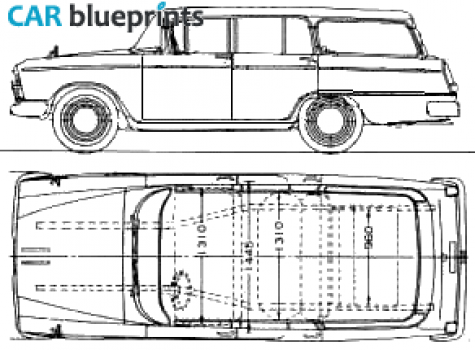 1963 Datsun Cedric 31 Station Wagon blueprint