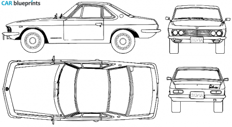 1965 Datsun Silvia 1600 coupe csp311 Coupe blueprint