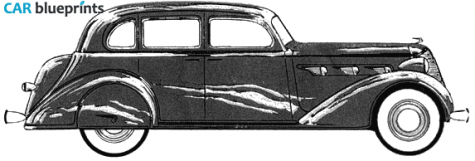 1936 DeSoto Airstream Sedan blueprint